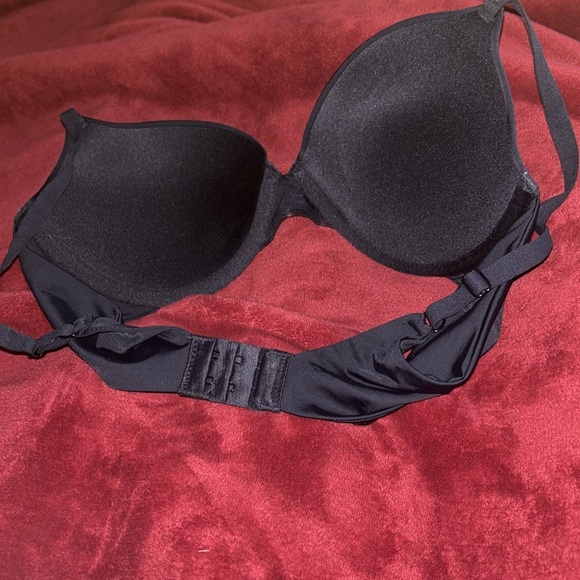 DKNY Litewear Custom Lift padded T-shirt Bra Sz 38C Black - Picture 10 of 14